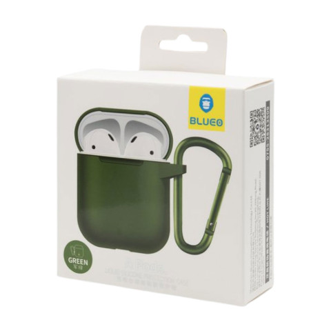 Чохол для AirPods 1/2 Blueo with carbine Army Green
